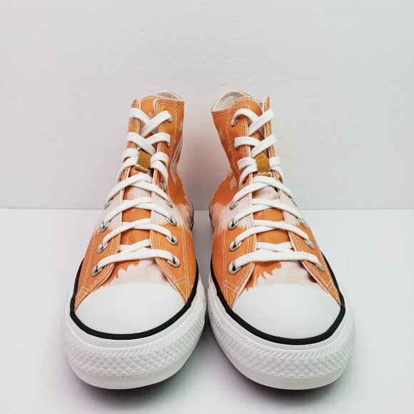 Converse CTAS Hi  Summer Wave Mens Sz 9 Wms Sz 11 Amber Ochre White Sneaker Shoe main image 7